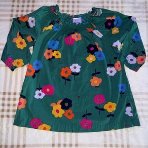 Hanna Andersson Floral Poplin Top